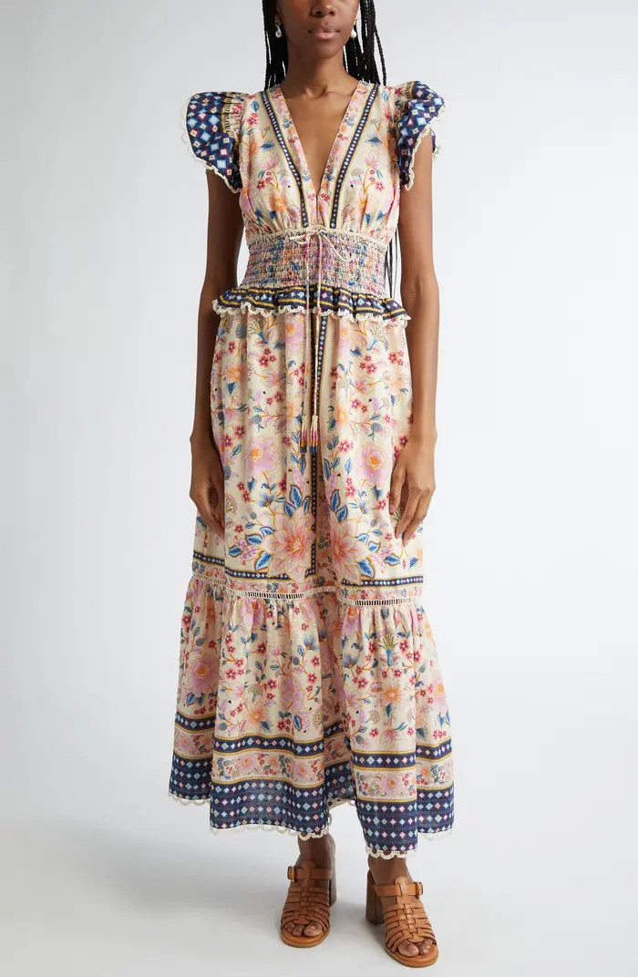 FARM Rio Superbloom Tapestry Cotton Dress | Nordstrom | Nordstrom