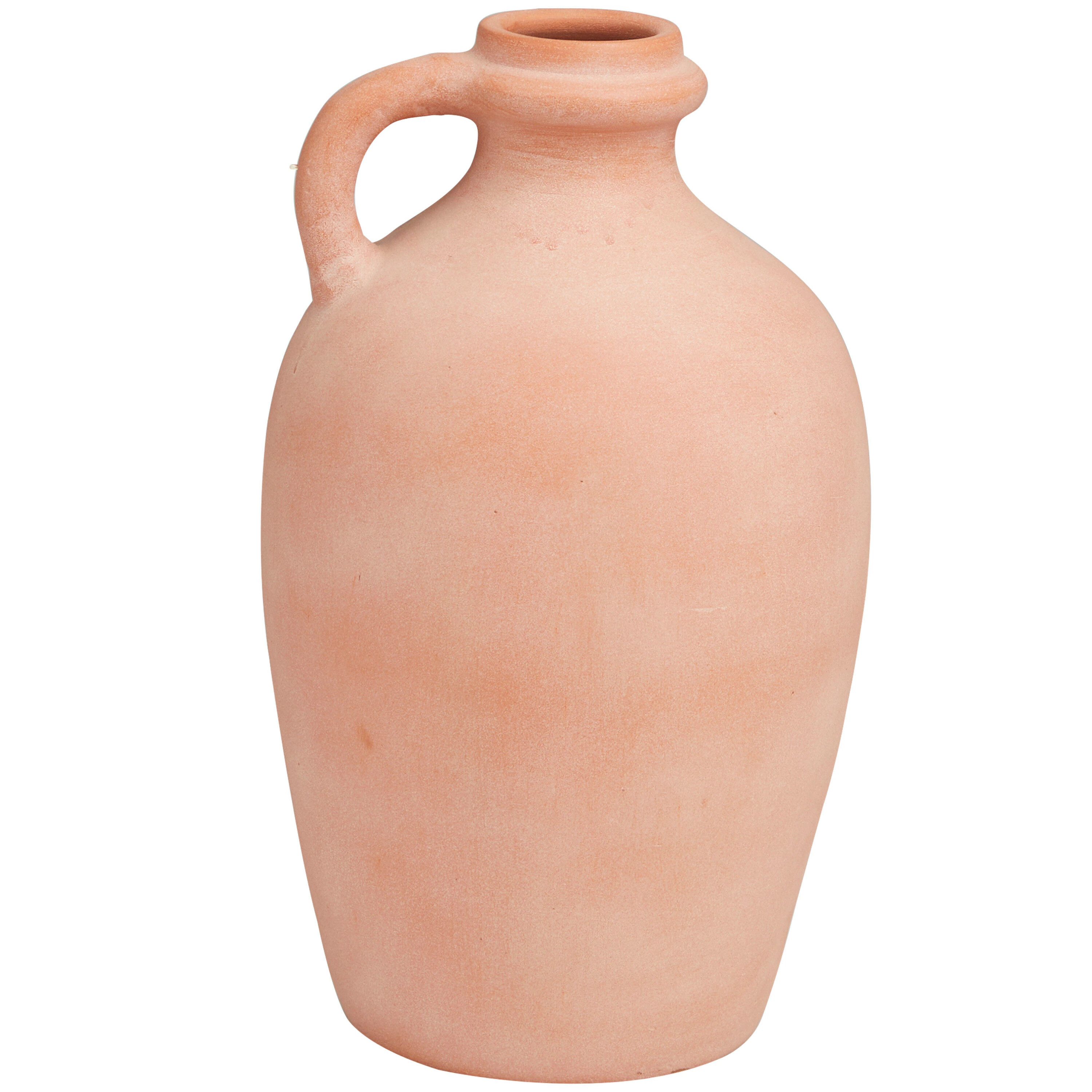 Grayson Lane Orange Ceramic Coastal Vase | 820776 | Lowe's