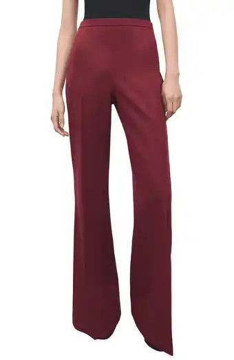 Double Waist High Rise Straight Leg PantsMANGO | Nordstrom