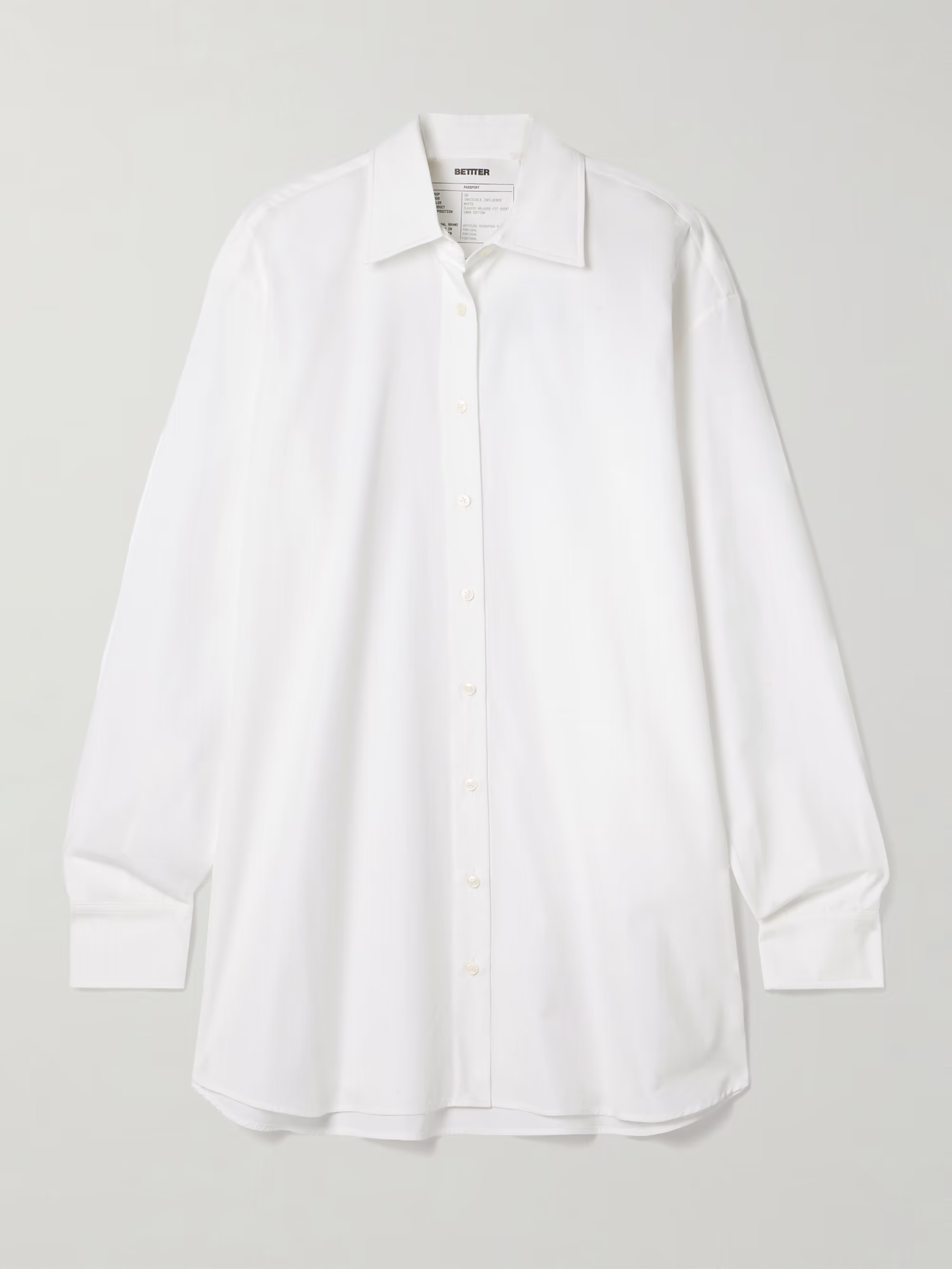 Oversized cotton-poplin shirt | NET-A-PORTER (UK & EU)