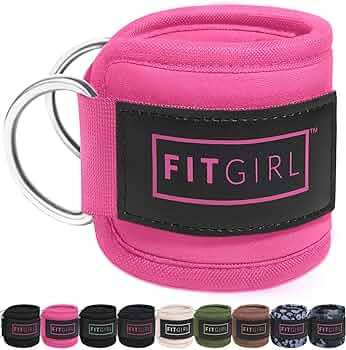 FITGIRL - Ankle Strap for Cable Exercise Machines, Work Out Cuff Attachment for Home & Gym, Glute... | Amazon (US)