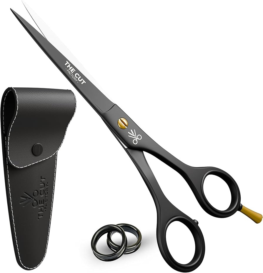 "The Cut Factory- 6.5” Professional Hair Scissors - High Carbon 420 Stainless Steel Hair Cuttin... | Amazon (US)