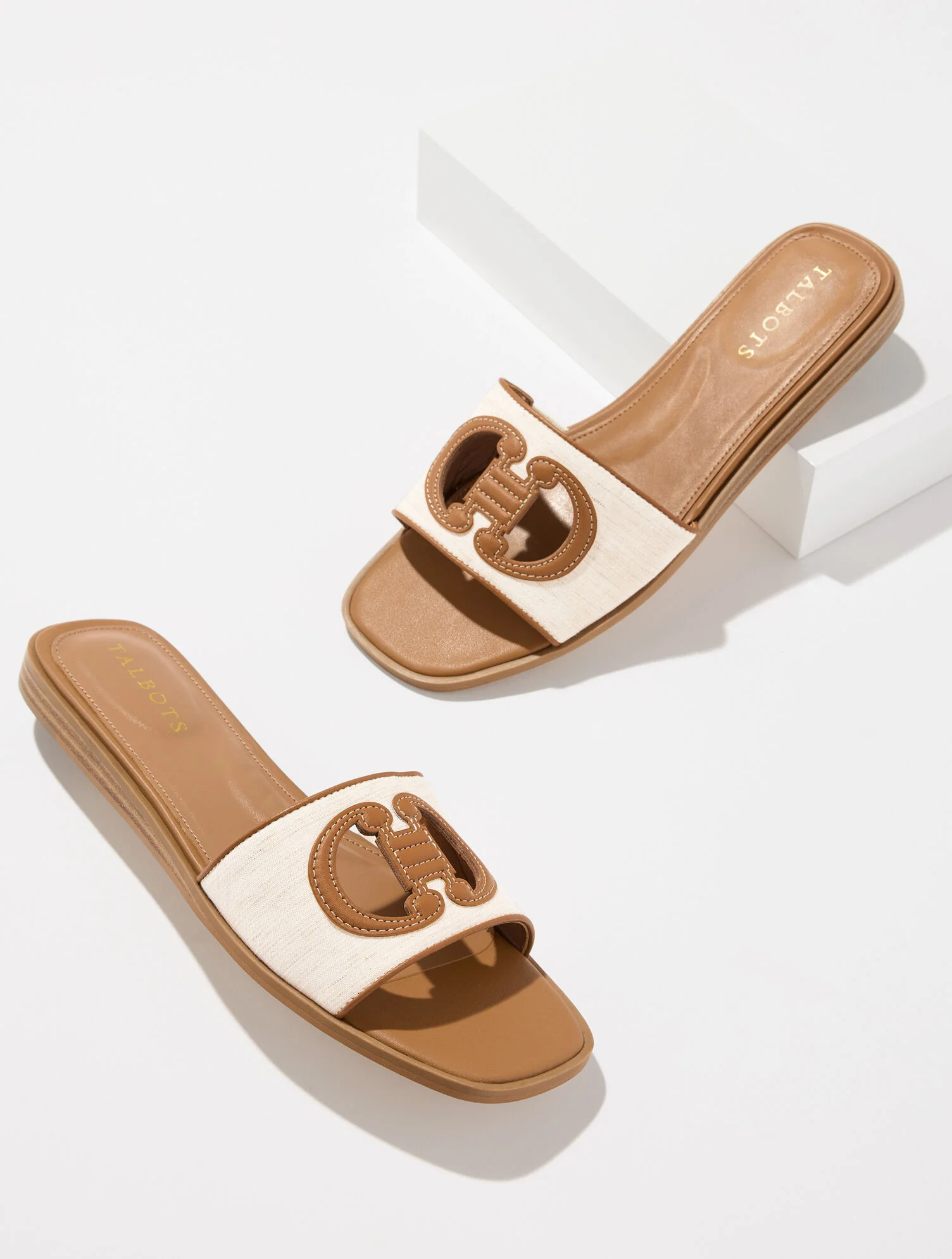 Eva Speckled Canvas Sandals | Talbots