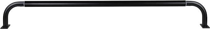 Meriville 1-Inch Diameter Wrap Around Blackout Curtain Rod, 48-Inch to 84-Inch, Black Finish | Amazon (US)