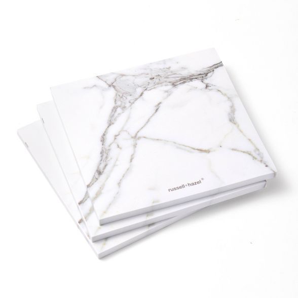 Russell+Hazel Marble Memo Adhesive Notes 150ct | Target
