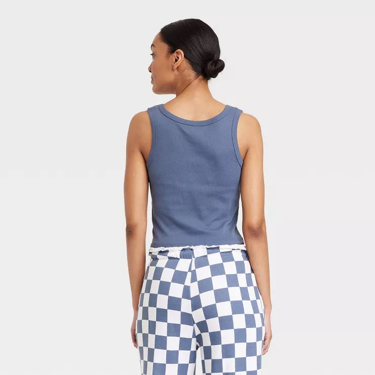 Women's USA Graphic Tank Top - Blue | Target