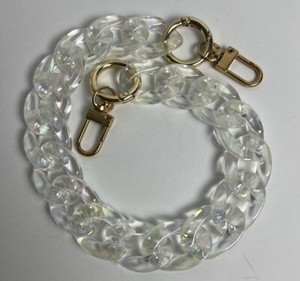 Acrylic Holographic Iridescent Link Bag Strap Wristlet or Charm/Keychain  | eBay | eBay CA