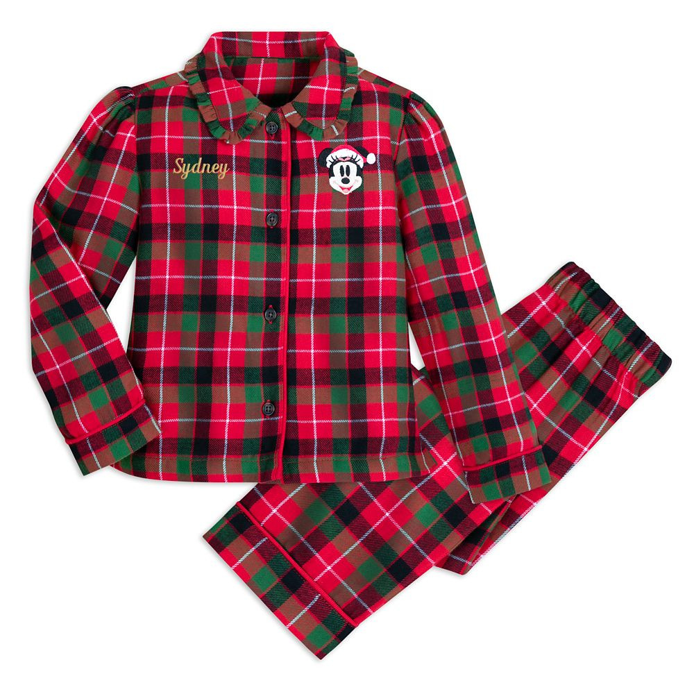 Minnie Mouse Plaid Holiday Sleep Set for Kids | Disney Store