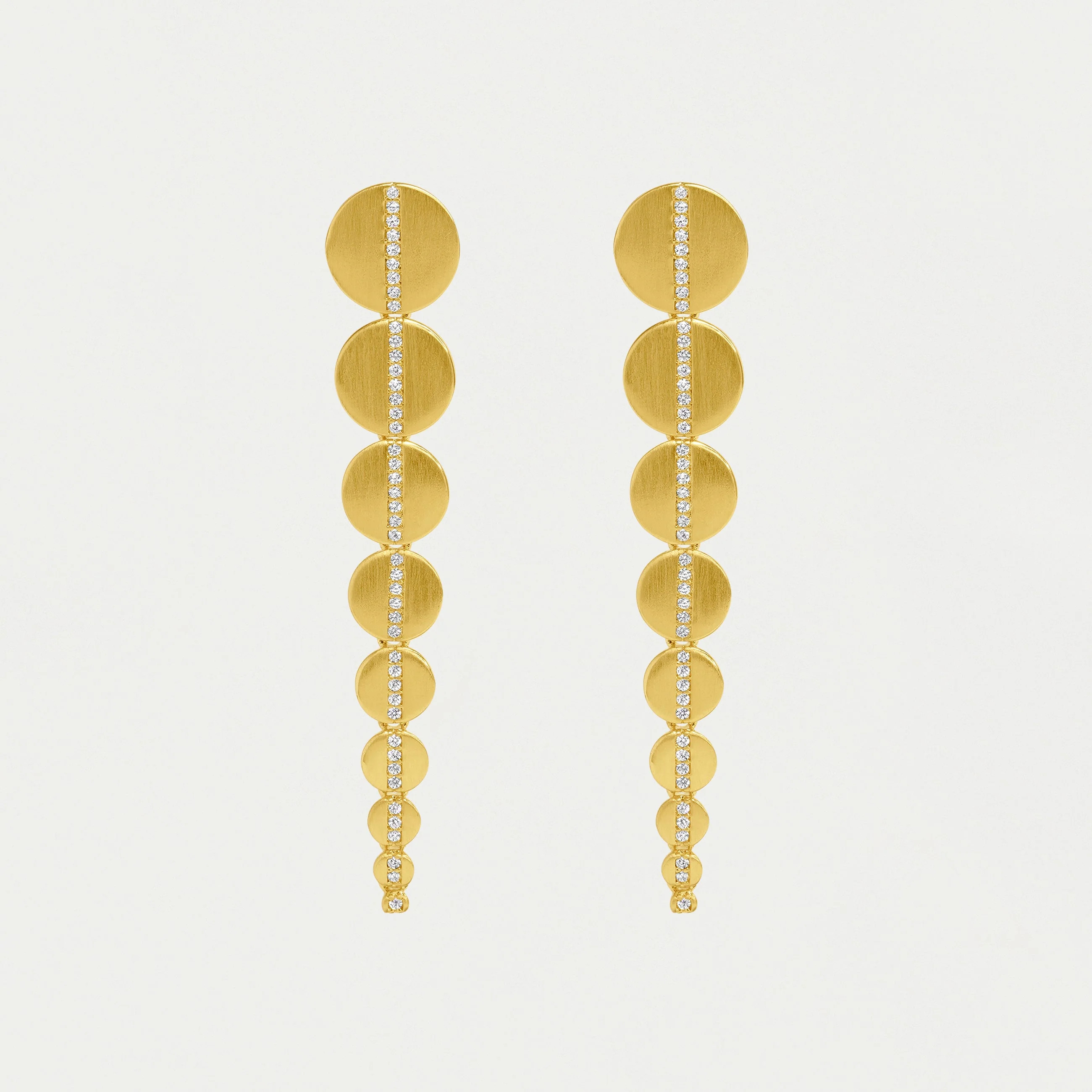 Petit Pavé Statement Drop Earrings | Dean Davidson