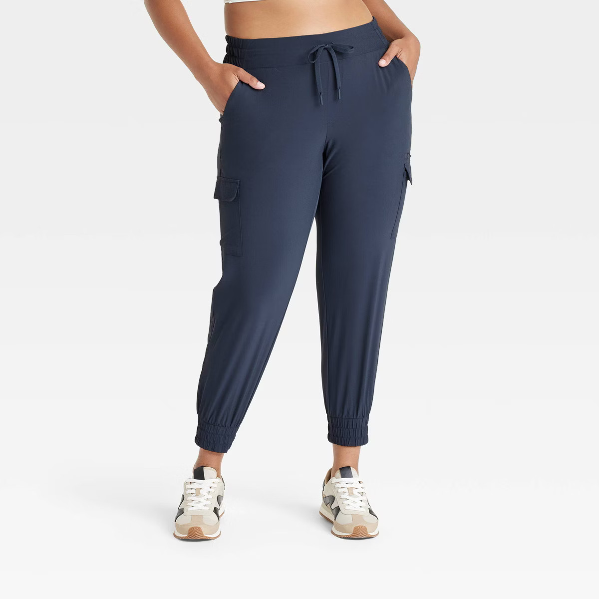 Women's Active Light Mid-Rise Cargo Jogger Pants - All In Motion™ | Target