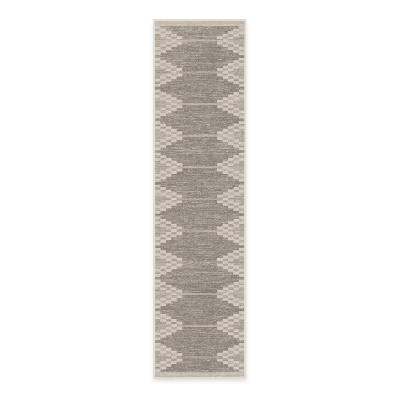 Ruggable Sloane Washable Contemporary Runner Rug - Grey 2'6"x10'. | Target