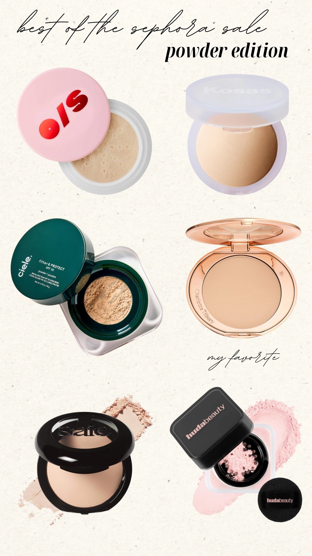 Sephora sale: powders 

#LTKBeauty #LTKSaleAlert