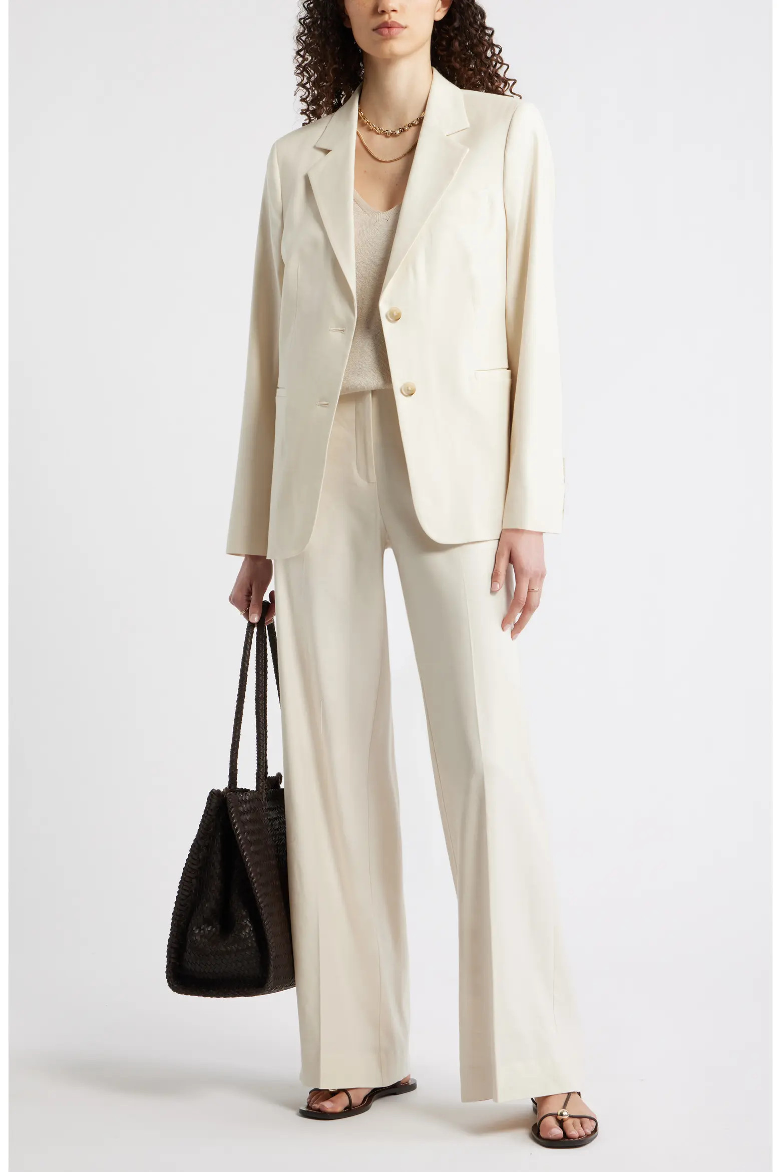 The Lennox Linen Blend Wide Leg Trousers (Women) | Nordstrom | Nordstrom