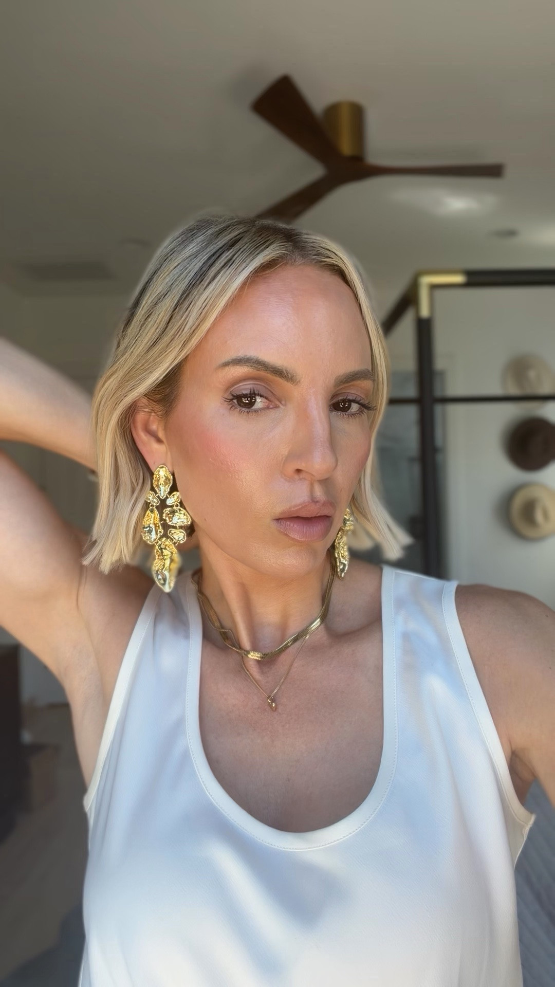 These ears are such a beautiful statement. And they’re super light. Also on sale. ￼

#LTKSaleAlert #LTKWorkwear #LTKNYFW