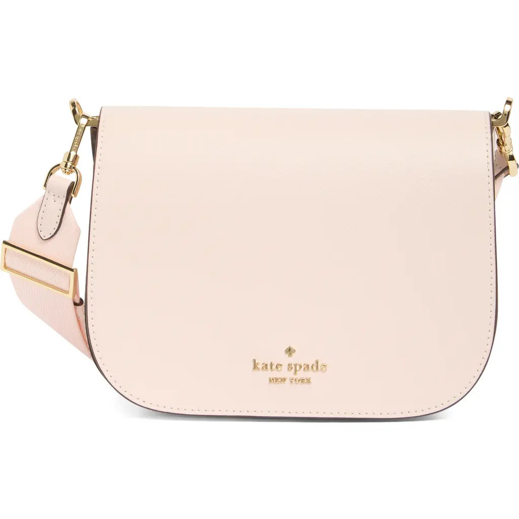 Kate Spade New York madison saffiano leather saddle bag in Powdered Sugar at Nordstrom Rack | Nordstrom Rack