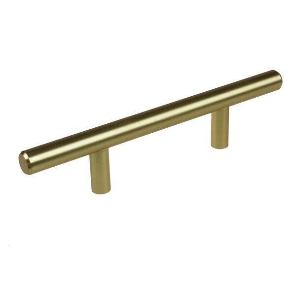 GlideRite 3-inch CC Solid Satin Gold Cabinet Bar Pulls (Pack of 25) | Bed Bath & Beyond