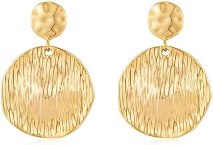 Gold/Silver Shell Dangle Earrings for Women Seashell Drop Dangle Earrings Ocean Beach Earrings Su... | Amazon (US)