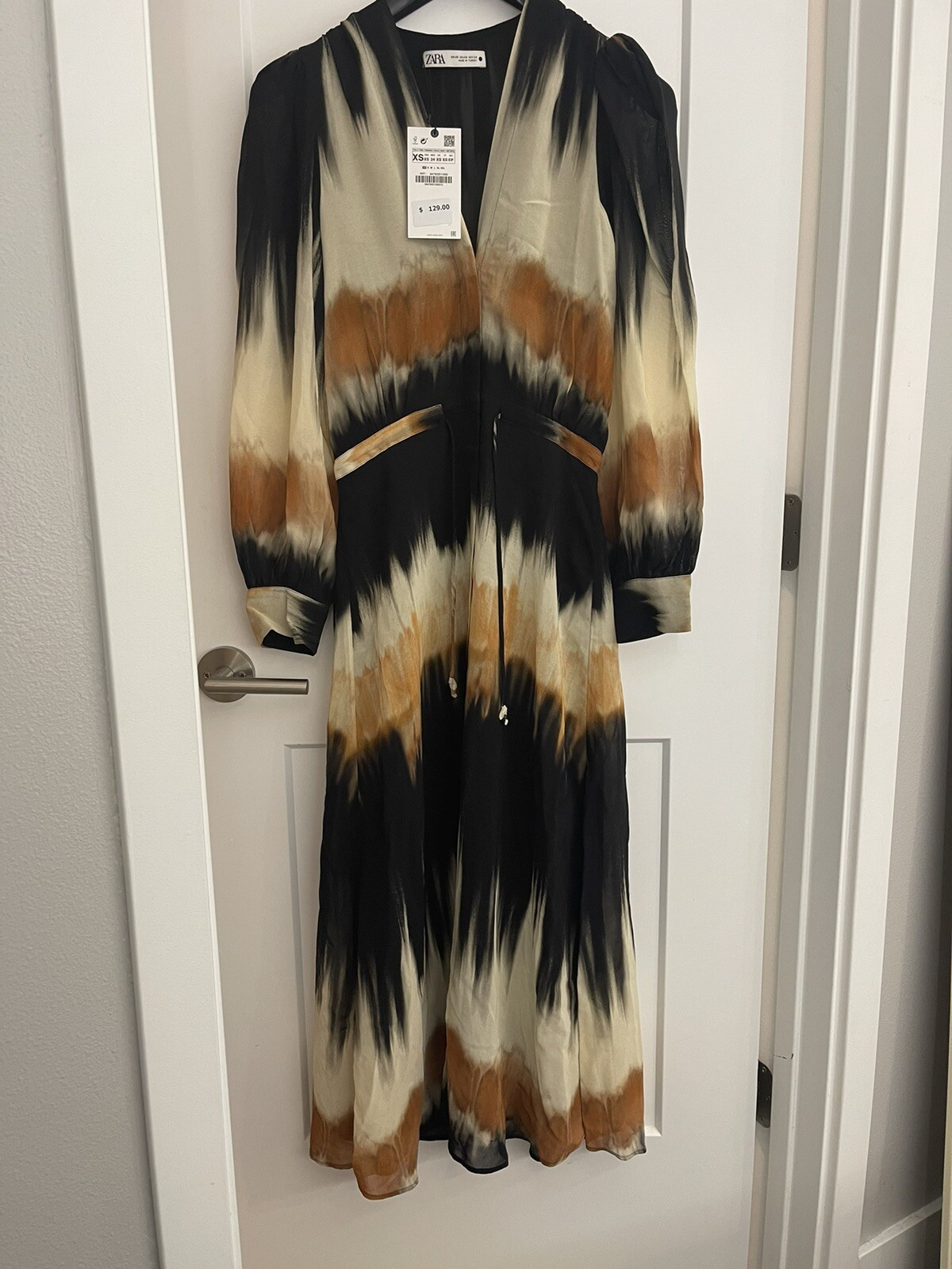 Zara Tie-dye Viscose Midi Dress XS NWT  | eBay | eBay US