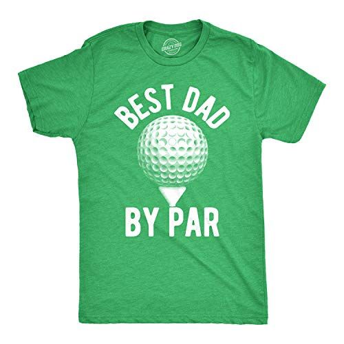 Funny Mens Golfing T Shirts Best Dad by Par Graphic Golf tees for Dads | Amazon (US)