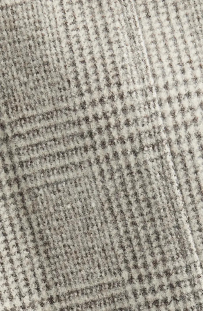 Sam Edelman Longline Coat with Inset Faux Shearling Bib | Nordstrom | Nordstrom