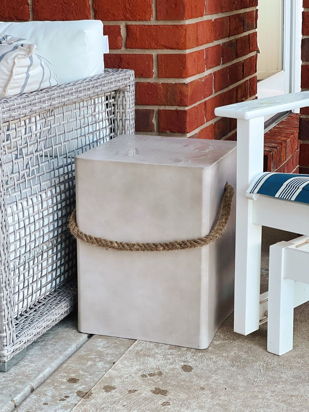 Found - the most perfect nautical patio side tables ⚓︎ 

 #LTKSeasonal #LTKHome #LTKFamily