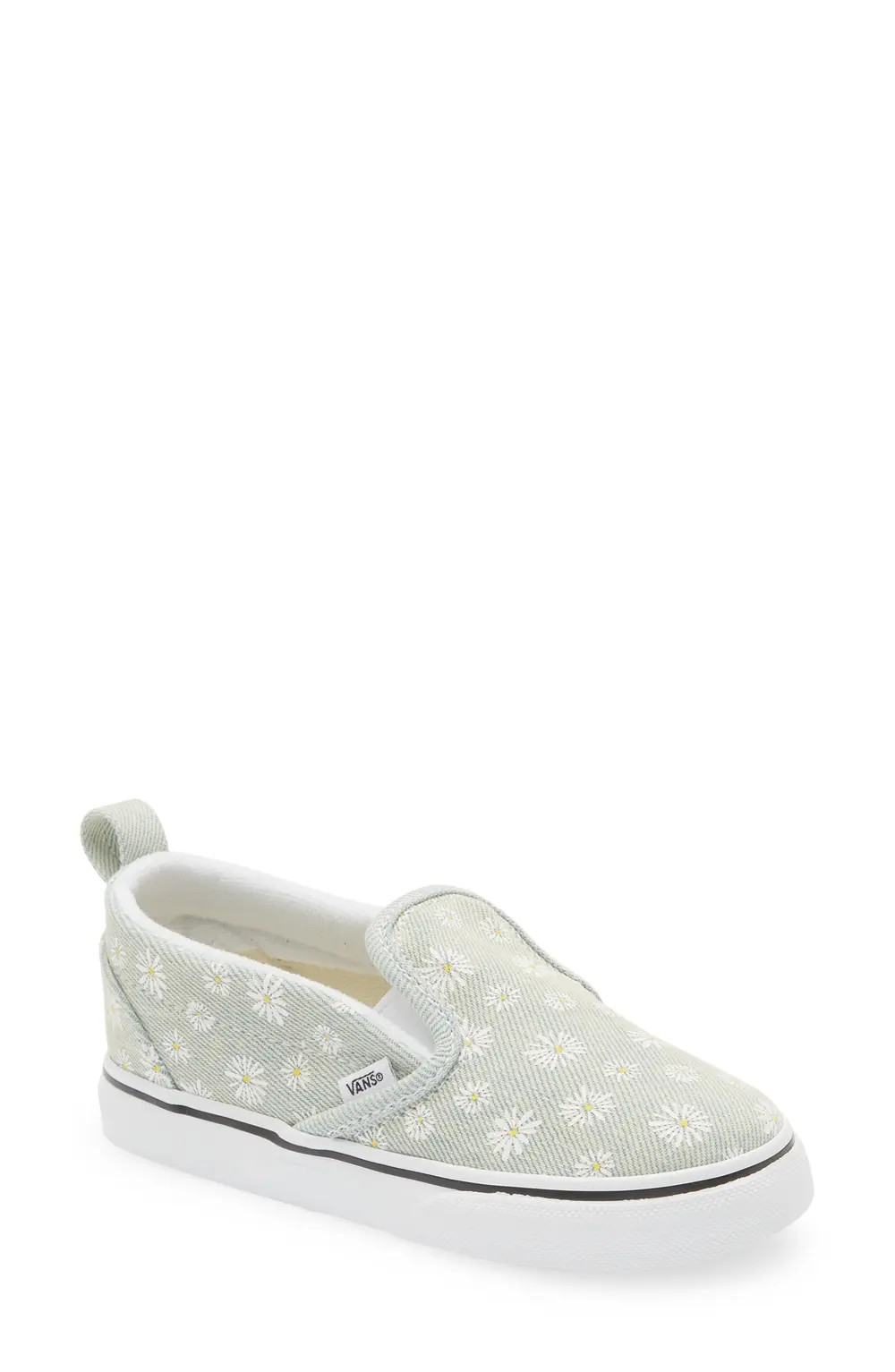 Vans Kids' Daisy Classic Slip-On Shoe, Size 4 M in Denim Daisy at Nordstrom | Nordstrom Canada