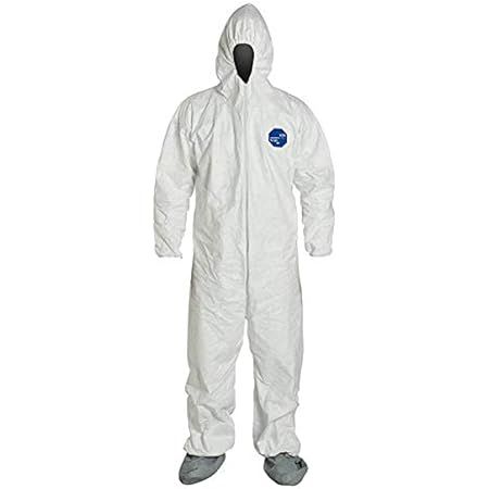 Tyvek Disposable Suit by Dupont with Elastic Wrists, Ankles and Hood (3XL) | Amazon (US)