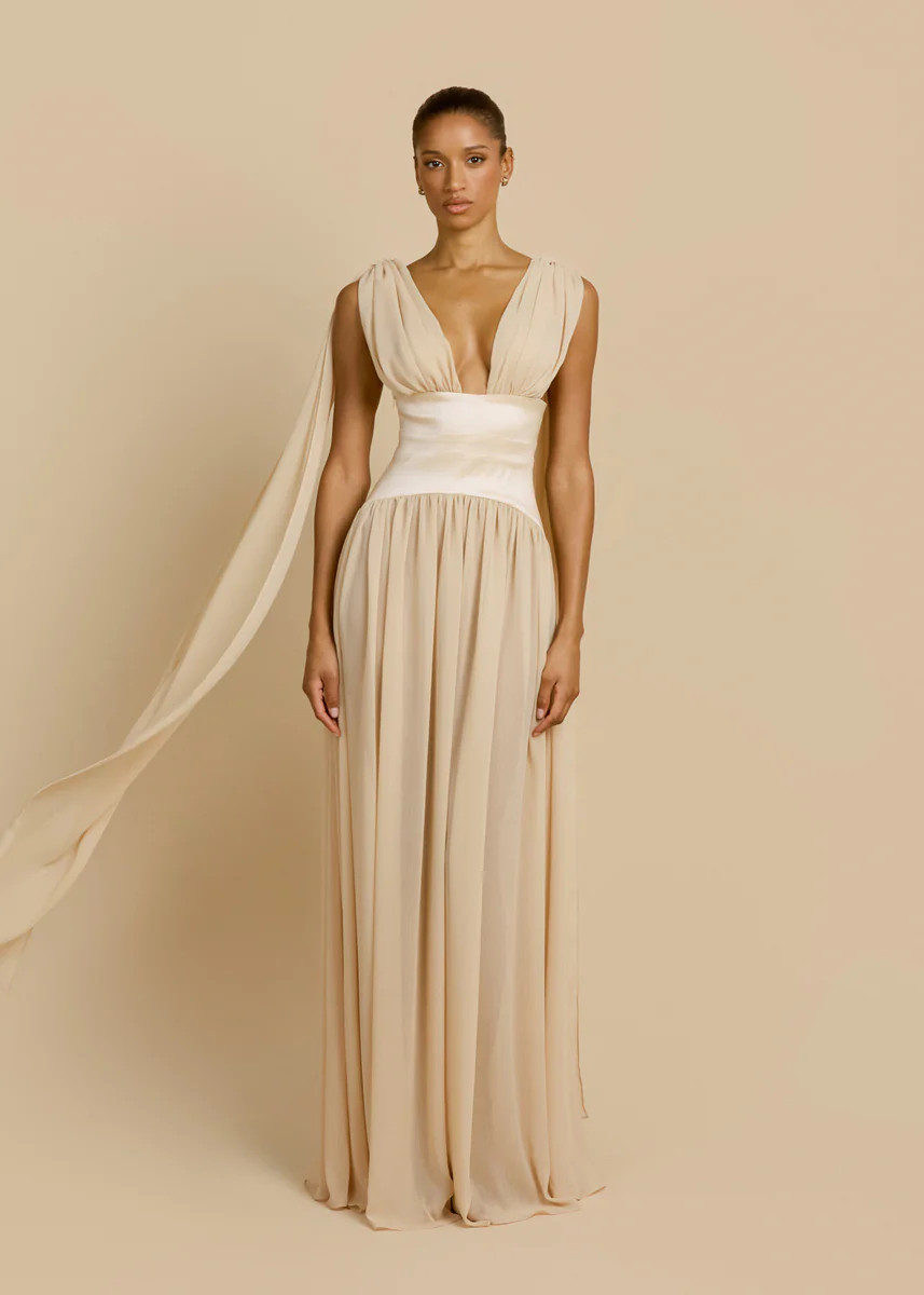 RAMONA DRESS CHAMPAGNE | ARCINA ORI