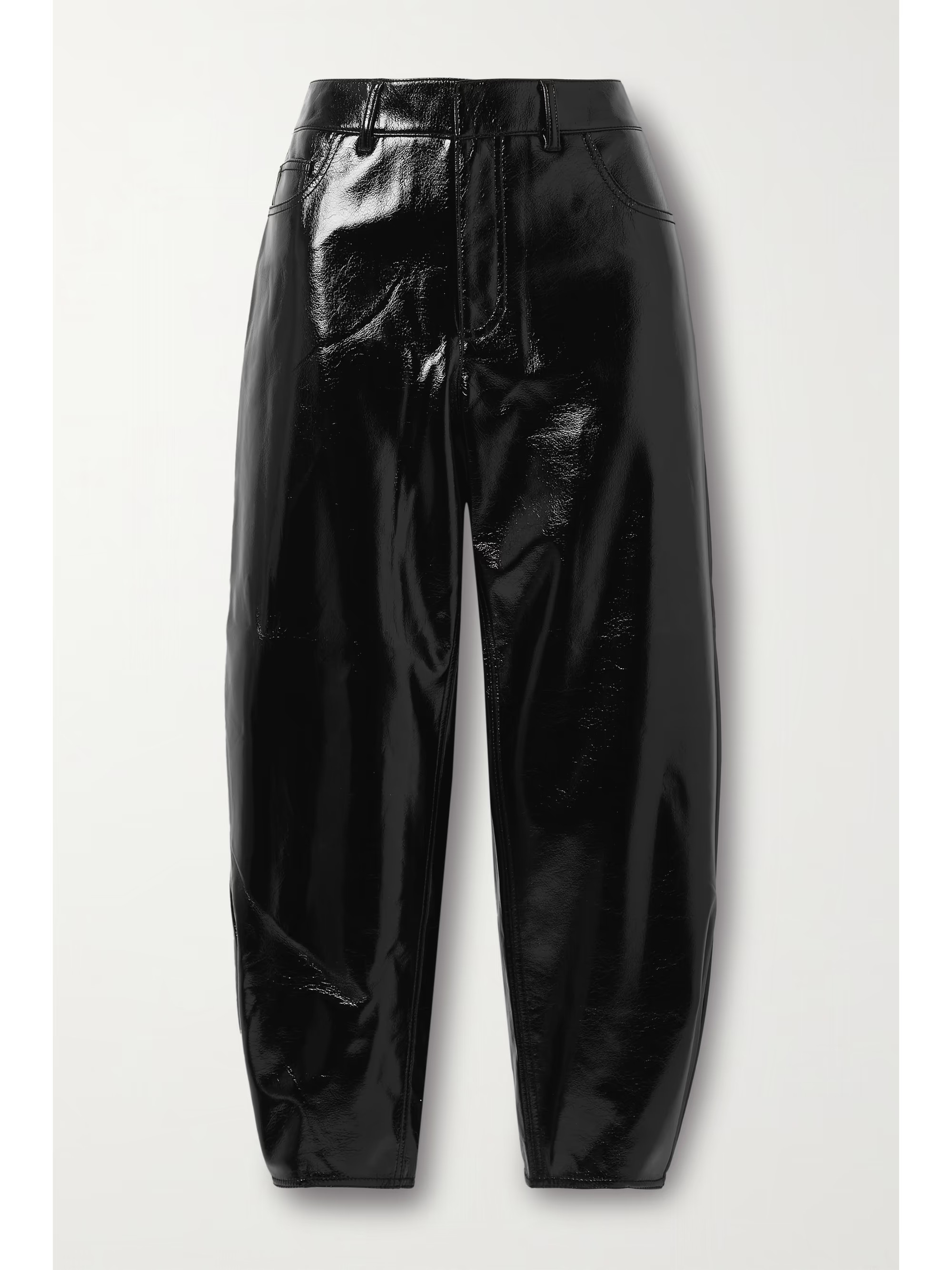 Brancusi cropped faux patent-leather tapered pants | NET-A-PORTER (US)