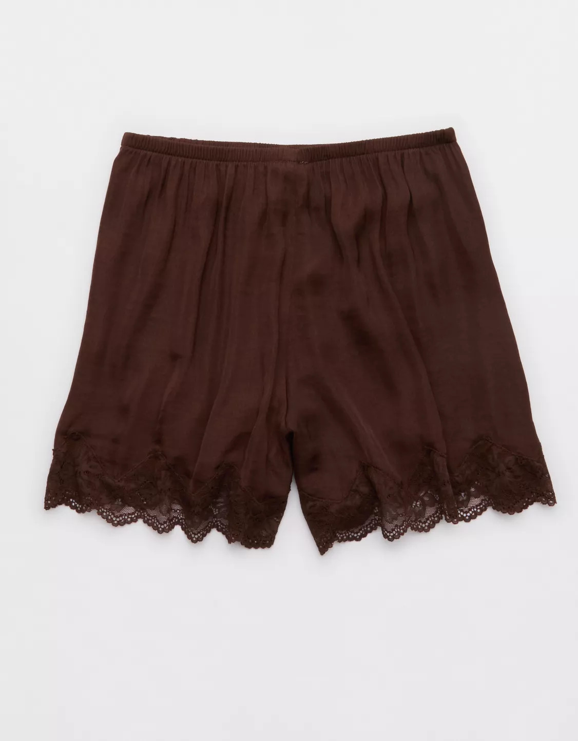 Aerie Night Out Satin Lace Boxer | Aerie