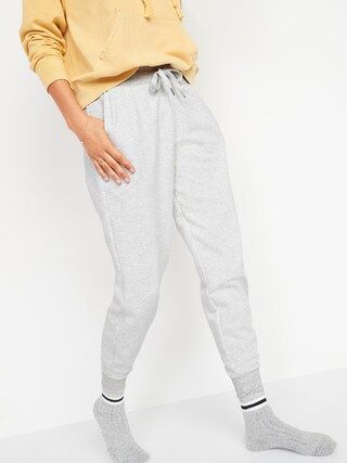 Mid-Rise French Terry Tapered Jogger Sweatpants for Women | Old Navy (US)