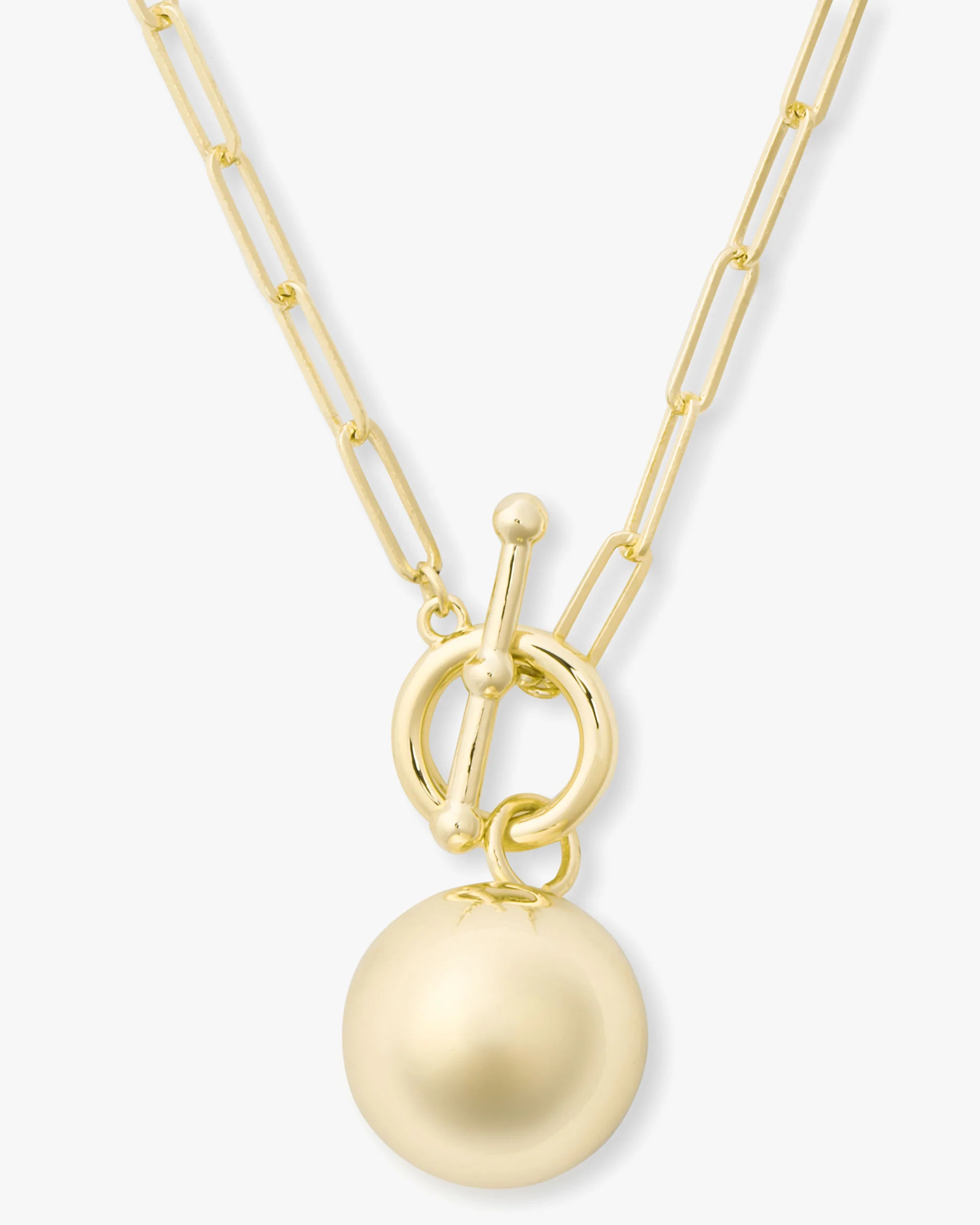 Life's a Ball Pendant Necklace - Gold | Melinda Maria Jewelry