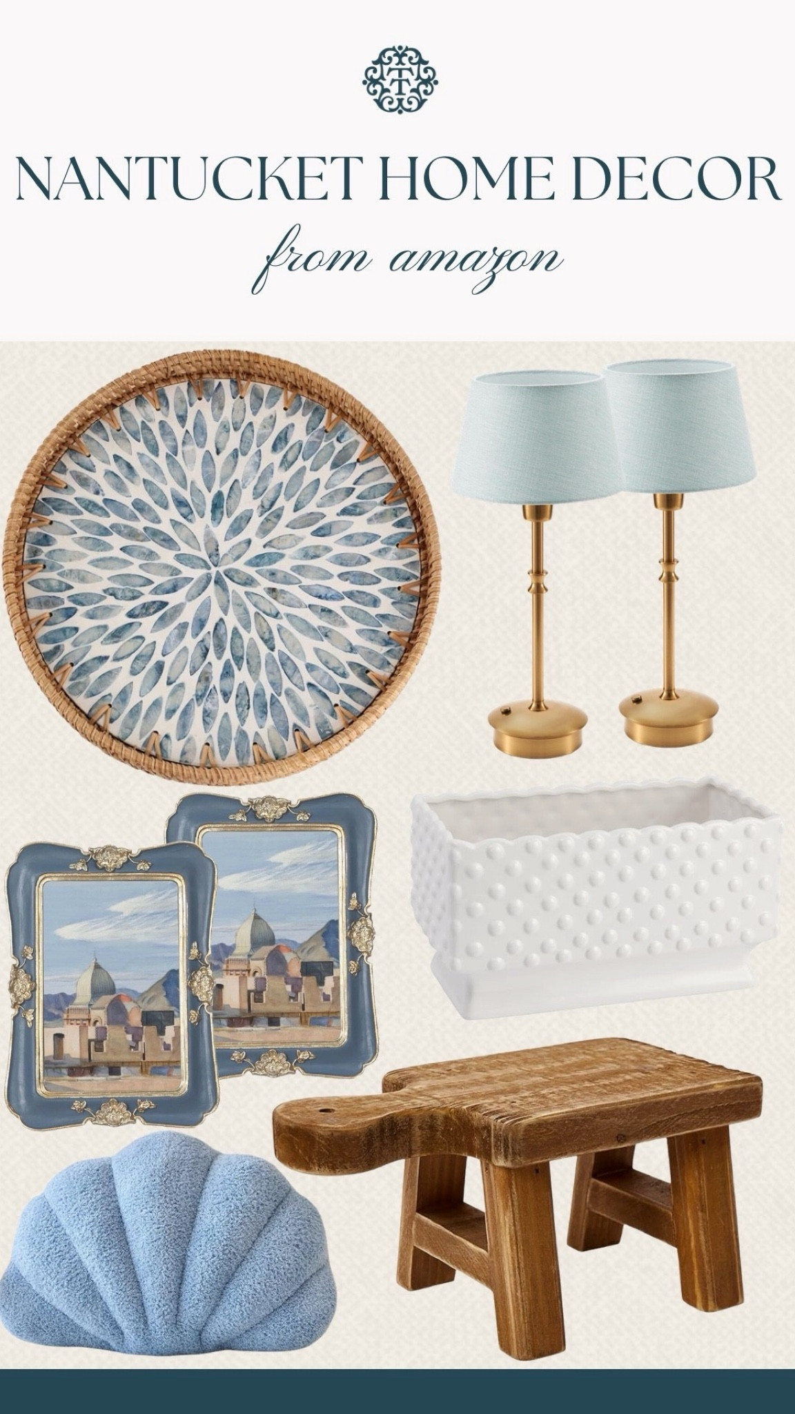 This Nantucket-inspired mix feels classic but still has a little fun to it. We love the soft blue details, warm wood accents, and layered decor pieces because they make the whole space feel collected and welcoming. It’s a good reminder that coastal decor can feel playful while still looking beautiful in your home.

#LTKSeasonal #LTKHome