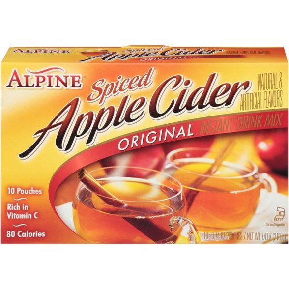 Alpine Spiced Cider Instant Drink Mix Original Apple Flavor - 10ct | Target