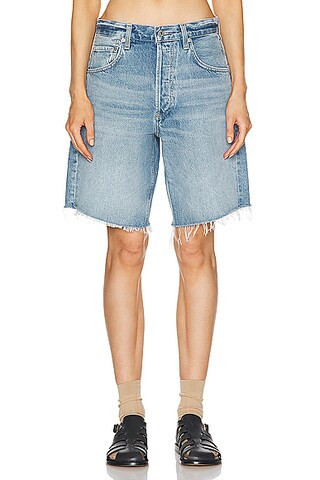 Citizens of Humanity Ayla Short in Blue | FWRD 