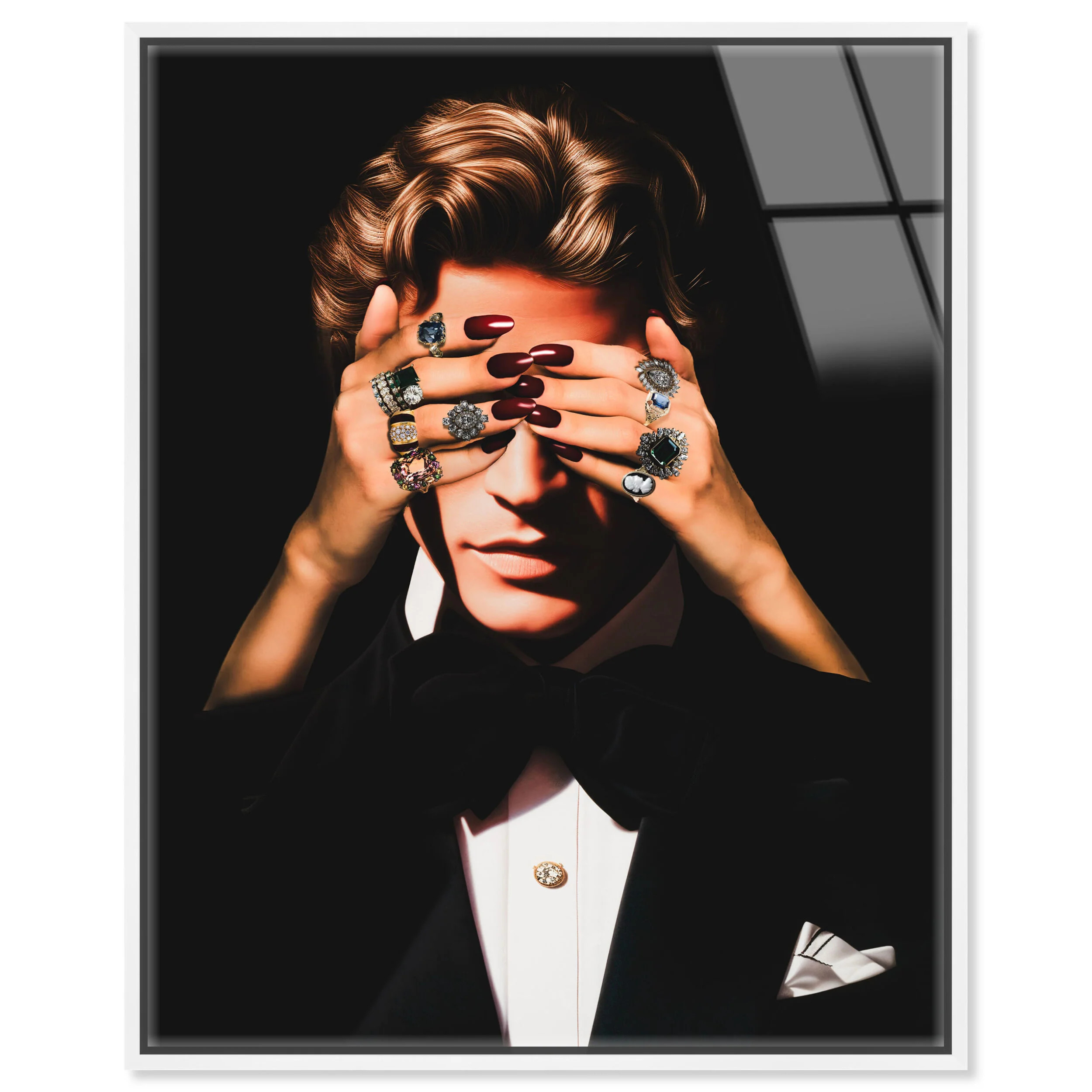 Lady of The Rings Bright - Framed Acrylic Art | Oliver Gal