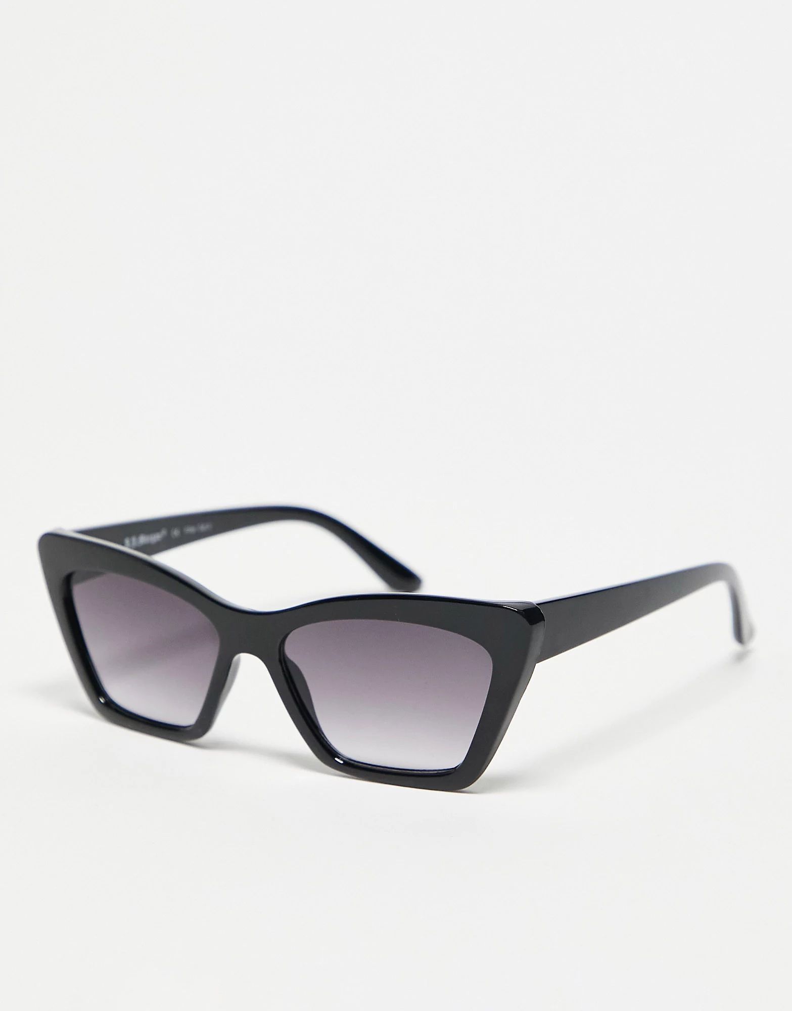 AJ Morgan razzy vintage cateye sunglasses in black | ASOS (Global)