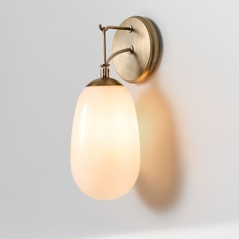 Imena Glass Sconce (13.5") | West Elm (US)
