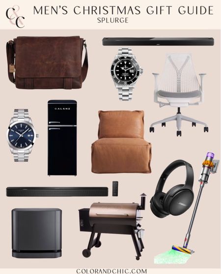Men’s Christmas gift guide splurge worthy! Linking below some of Johnny’s favorites including his Sayl desk chair, Arhaus recliner, Bose headphones, Dyson V15 and more!

#LTKmens #LTKGiftGuide