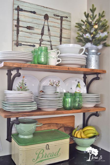 Open shelves are the best combo of function and decor! A couple of reclaimed boards combined with vintage-looking brackets can improve any spot in your home. Here are some ideas to get you started:

#LTKhome #LTKstyletip