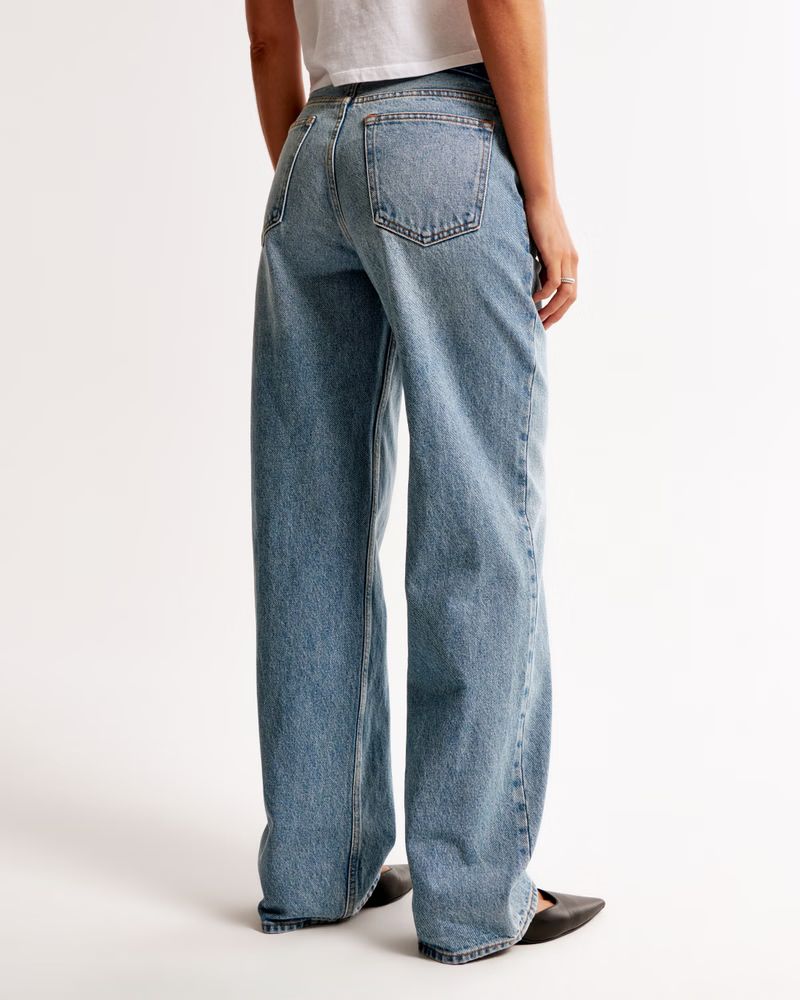 Mid Rise Slouchy Jean | Abercrombie & Fitch (US)