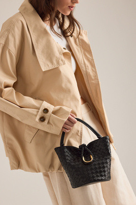 Woven Mini Buckle Bag | Anthropologie (UK)