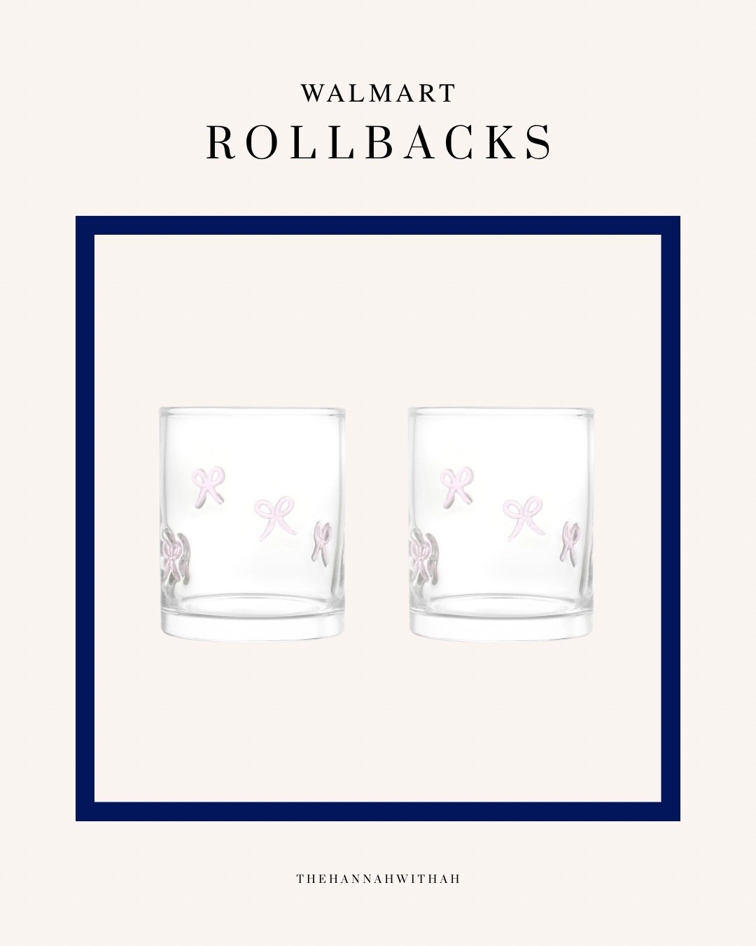 Walmart has really upped their glassware game, and these sets are on rollback right now ‼️

#LTKHome
