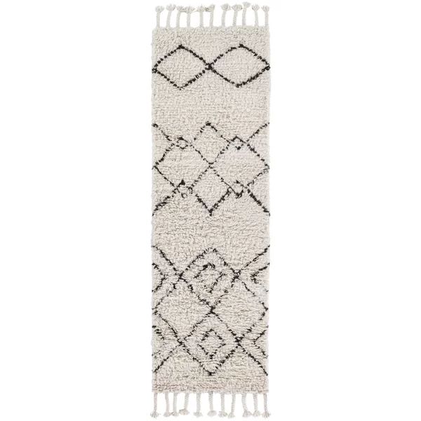 Gilbert Handmade Wool Charcoal/Ivory Rug | Wayfair North America