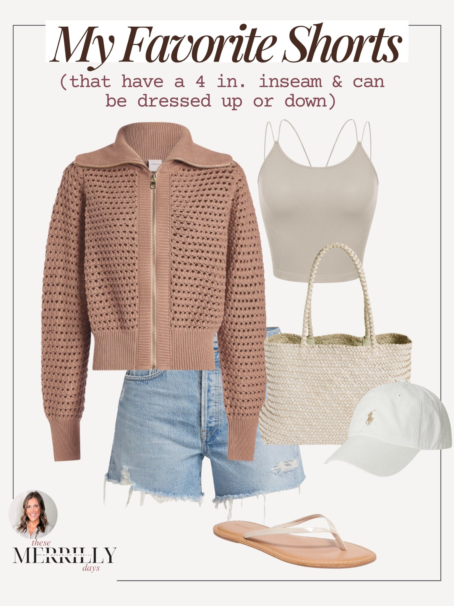 My favorite cut off  denim shorts that have a 4 inch inseam and perfect for moms 👌🏼 I’m a denim short snob and these are the best! 

#LTKItBag #LTKFindsUnder100 #LTKFindsUnder50