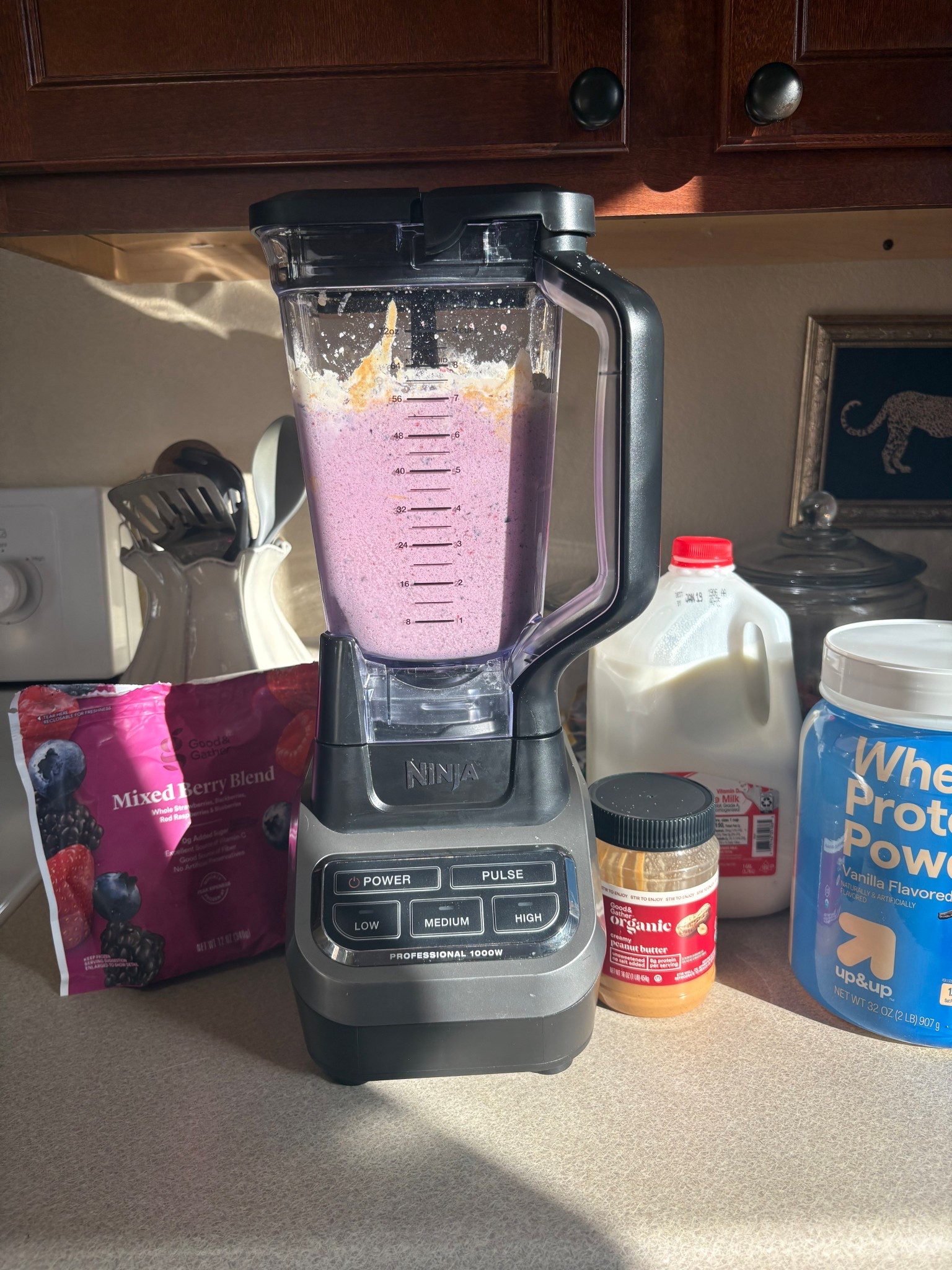 Todays smoothie was made with the best blender of course! Highly recommend on your health journey to enjoy this blender! 