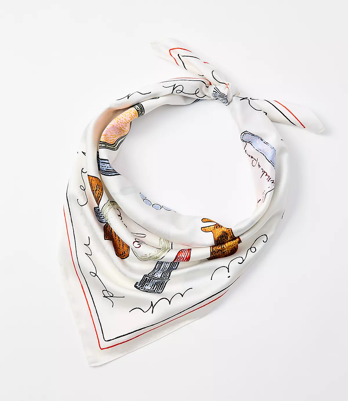 French Beauty Silk Scarf | LOFT