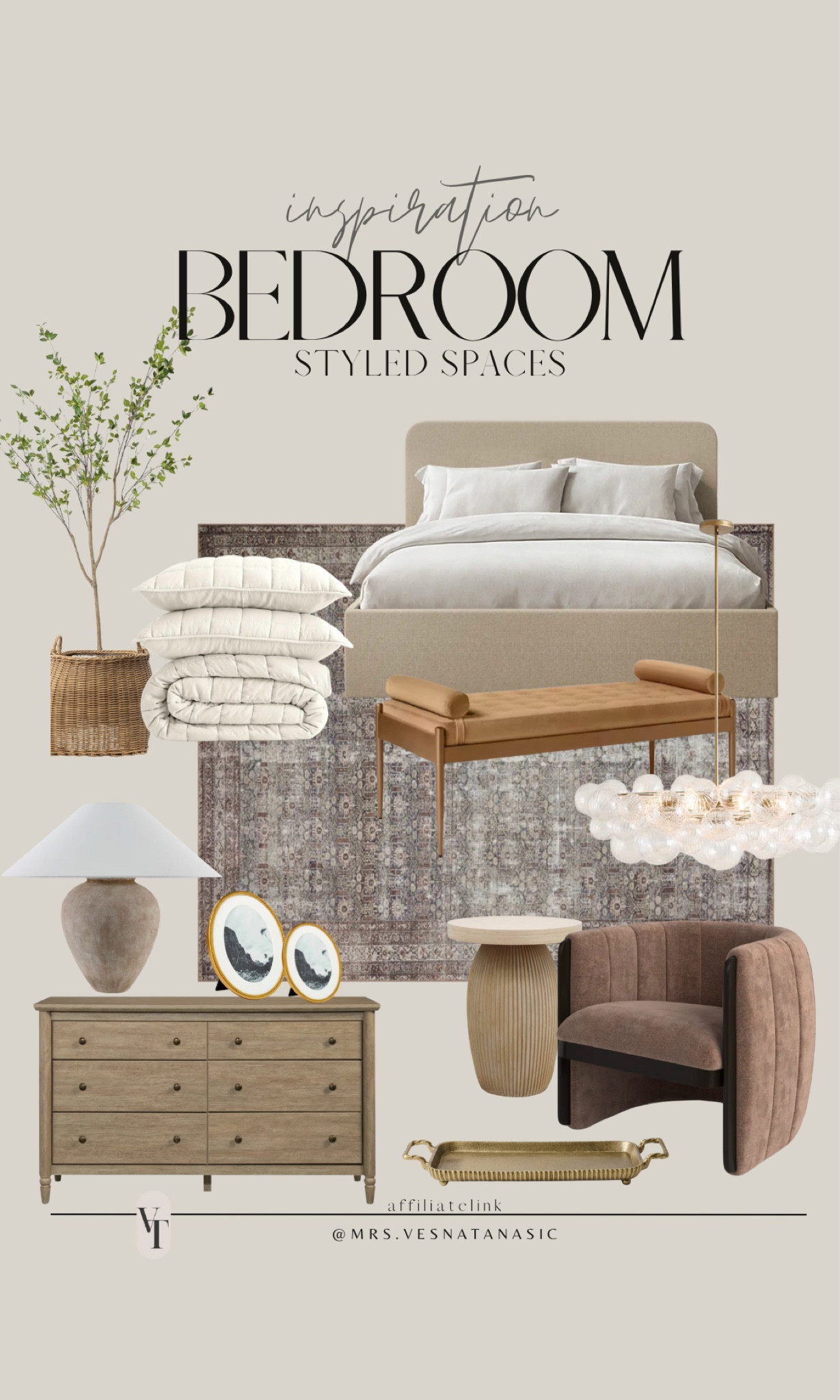 Neutral, earthy bedroom inspiration! I love the warm tones and contrasting pattern. #bedroom#bedding #home 

#LTKStyleTip #LTKSaleAlert #LTKHome