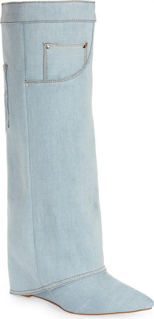 AZALEA WANG Melina Block Heel Platform Boot | Nordstrom | Nordstrom