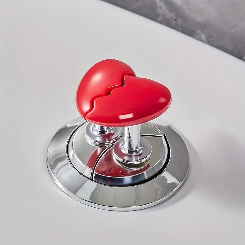 1 Pair Broken Heart Shaped Toilet Pressers Creative Toilet Tank Button Assistant For The Bathroom... | Temu Affiliate Program